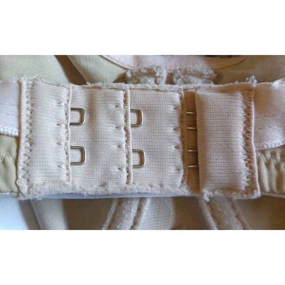 Rosa Faia Beautyfull Bra Size 34E Unlined Balconet Beige Embroidered Underwire - Picture 8 of 9